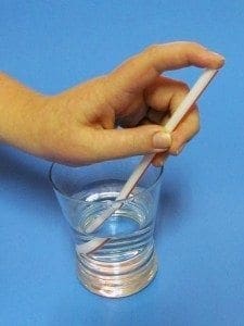Straw in a Glass of Water