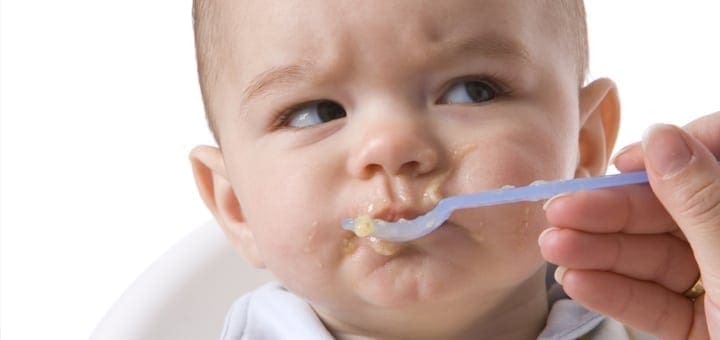 baby refuses spoon